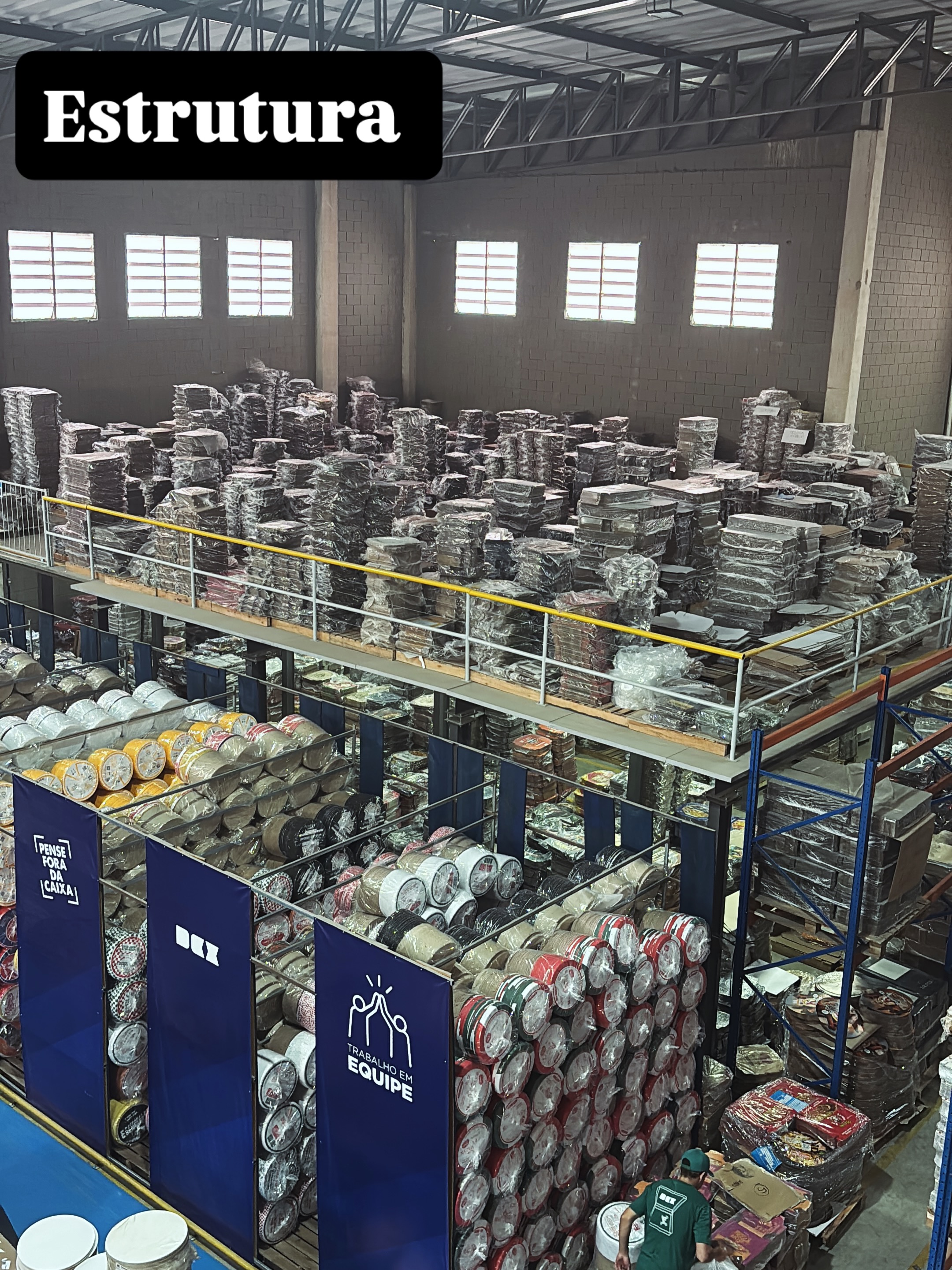 Estrutura e produção da fábrica DCX